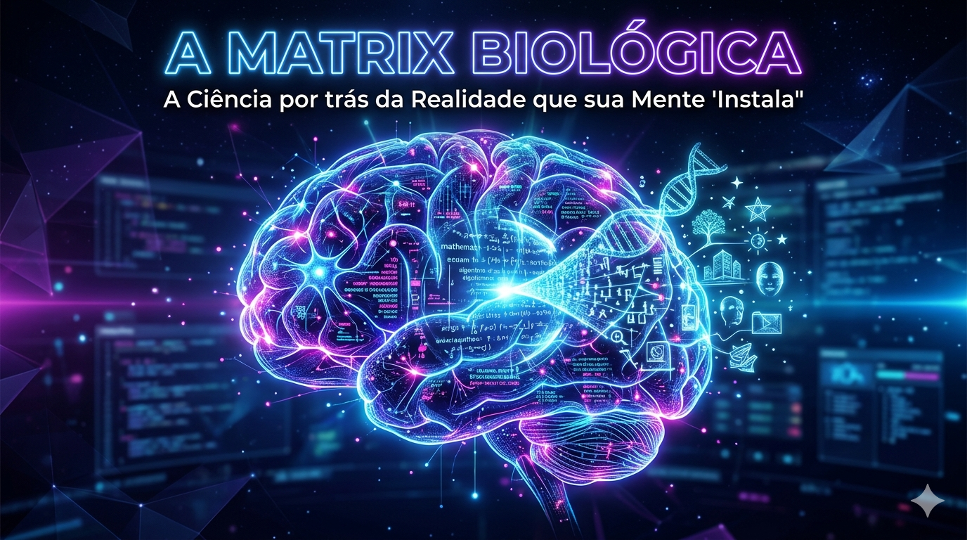 A Matrix Biológica: A Ciência por trás da Realidade que sua Mente "Instala" mente matrix